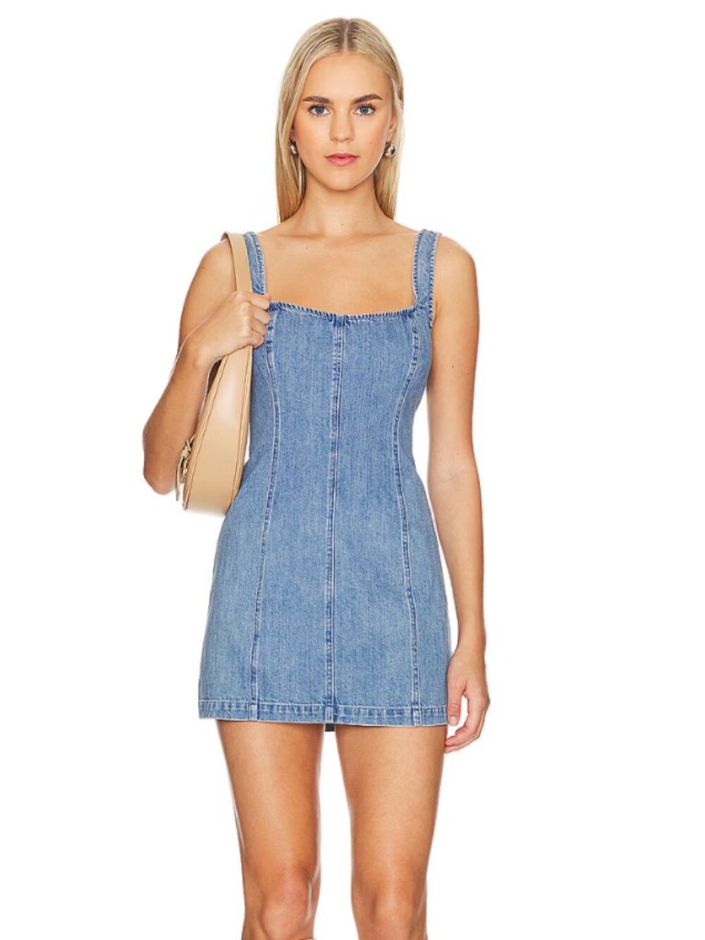 Show Me Your Mumu Steph Mini Dress ~ Gloomy Blue